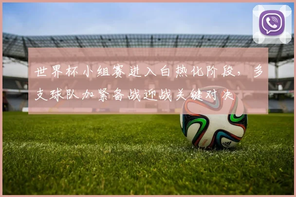 世界杯小组赛进入白热化阶段,多支球队加紧备战迎战关键对决